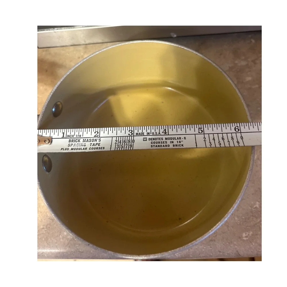 Todd English Titan Ceramic Titanium Infused Saucepan Copper Tone 6 Inch
